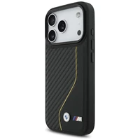 BMW M Carbon Line & Logo Magnetinis dėklas telefonui iPhone 17 Pro - geltonas