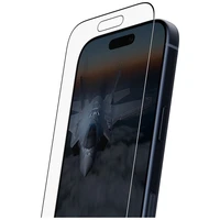 PanzerGlass Stealth itin platus Fastfit grūdintas apsauginis stiklas iPhone 17 Pro telefonui