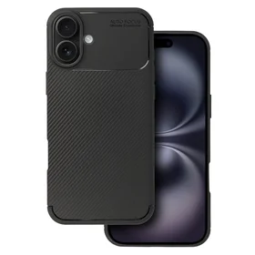 Tel Protect Carbon Elite dėklas telefonui Iphone 16 Plus juodas