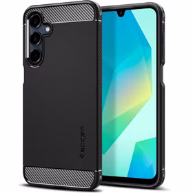 Spigen Rugged Armor dėklas Samsung Galaxy A16 4G / 5G - juodas