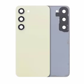 Galinis dangtelis suderinamas su Samsung S911 S23 / Lime / (su kameros lęšiu) OEM