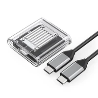 Orico TC20-M2-10G M.2 NVME USB-C 3.2 diskų dėklas - skaidrus