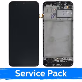 Ekranas skirtas Samsung M315 M31 / M217 M21s juodas (Service Pack)