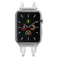 Baseus reguliuojama sporto juosta laikrodžiui Apple Watch 3/4/5/6/SE 38/40mm (LBAPWA4-A24) balta-rožinė (f)