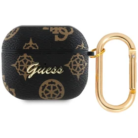 Guess GUA3PG4GPK AirPods 3 dėklas juodas 4G Hook