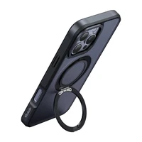 McDodo PC-4932 MagSafe dėklas iPhone 16 Pro su stovu (juodas)