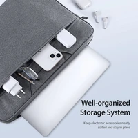 DUX DUCIS krepšys LBTC nešiojamam kompiuteriui 14-15,4" Horizontalus rankinis krepšys šviesiai pilkas