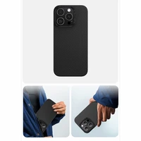 Benks Magnetinis Armor Air Kevlar dėklas telefonui iPhone 16 - PC rėmas 600D - juodas (m)