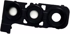 Samsung A256 A25 kameros stikliukas su rėmeliu Blue Black ORG