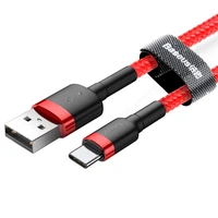 Baseus Cafule USB kabelis USB-C 0,5m 3A raudonas