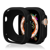 Silikoninis dėklas laikrodžiui Apple Watch 46 mm (Series 10) - juodas