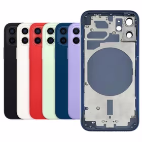 Galinis dangtelis suderinamas su iPhone 12 Mini pilnas korpusas / raudonas / OEM