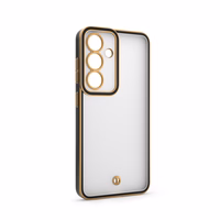 Silky Gold dėklas telefonui Oppo Reno 13F 5G (Global) / 13FS 5G juodas