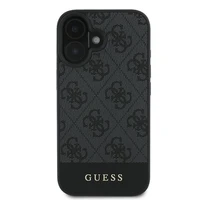 Guess 4G apatinė juostelė dėklas telefonui iPhone 16 Plus 6.7" - pilka