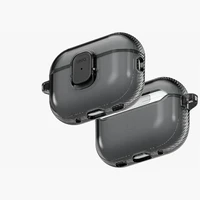 Uniq Glase Pro deklas AirPods Pro 3 Lock deklas - skaidrus juodas