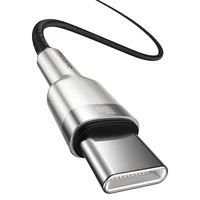 Baseus kabelis Cafule Metal PD USB-C - USB-C 1,0 m juodas 100W