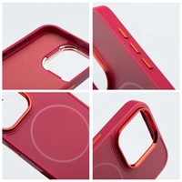 FRAME MAG COVER Dėklas telefonui suderinamas su Magnetiniu iPhone 12 magenta