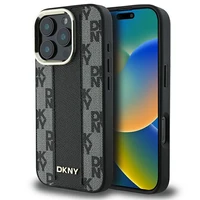 DKNY Languotas raštas magnetinis iPhone 16 Pro Max dėklas - juodas