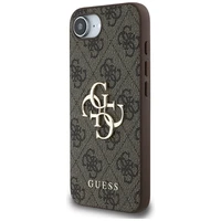 Guess 4G Big Logo dėklas iPhone 16e - Rudas