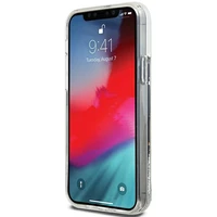 DKNY Liquid Glitter Big Logo dėklas iPhone 12 Pro/12 - juodas