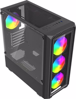 Savio Noctis Glass RGB Kubas Juoda