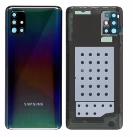 Galinis dangtelis Samsung A515 A51 2020 Prism Crush Black originalus (used Grade C)