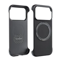 Dėklas EDGE FREE suderinamas su MagSafe skirtas IPHONE 17 Pro Max juodas