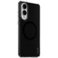 CARE by PanzerGlass Flagmanas Urban Combat juodas dėklas su QI Samsung Galaxy S25 Edge - pusiau skaidrus