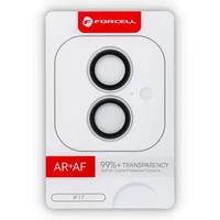 Forcell Premium grūdintas kameros lęšio stiklas – iPhone 17 sidabrinės spalvos