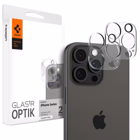 Spigen Optik.tR kameros apsauga iPhone 14 Pro / Pro Max / 15 Pro / Pro Max / 16 Pro / Pro Max – skaidri, 2 vnt.