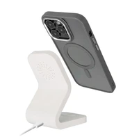 COLOR EDGE MAG COVER magnetinis dėklas telefonui, suderinamas su MagSafe, skirtas IPHONE 15 Pro Max, titano pilkas