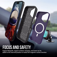 Dėklas Perfectionists Triangle Mag Case Apple iPhone 11 violetinis
