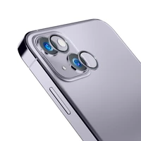 Kameros stiklas iPhone 14 9H 3mk Lens Protection Pro serijos lęšiui - violetinis