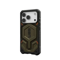 UAG Urban Armor Gear dėklas MONARCH PRO suderinamas su MagSafe iPhone 17 Pro kevlaras elementinė žalia