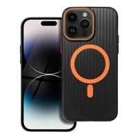 Dėklas SIMPLY, suderinamas su MagSafe, skirtas iPhone 14 Pro Max, titano juodas