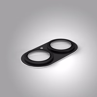 Etteri full camera lens guard for iPhone 17 juodas