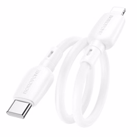 Borofone Kabelis BX93 Super Power - Typ C į Lightning - PD 20W 0,25 metrai baltas