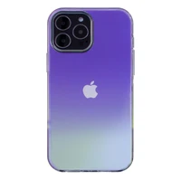 Aurora Case dėklas telefonui iPhone 12 Pro Max neoninis gelinis violetinis