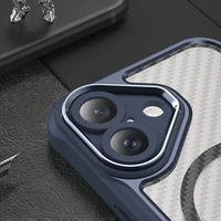 Leading Series MagSafe Silikoninis dėklas telefonui iPhone 16 - mėlynas