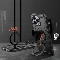 Hybrid Armor Trendy dėklas telefonui su MagSafe iPhone 16 Pro Max - juodas