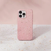 Uniq Coehl Terrazzo dėklas telefonui iPhone 14 Pro Max - rožinė
