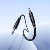 Borofone Kabelis AUX BL26 Standartinis - jack 3,5mm į jack 3,5mm - 1 metras juodas