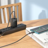 Borofone Kabelis BX80 Succeed - USB į Type C - 3A 1 metras juodas