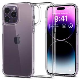 Spigen Ultra Hybrid dėklas telefonui iPhone 14 Pro - skaidrus