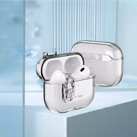 Tech-Protect Slim Hook dėklas AirPods 1 / 2 (m) - skaidrus