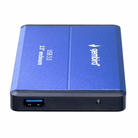 Gembird EE2-U3S-2-B saugojimo diskų korpusas 2.5" USB 3.0 HDD korpusas mėlyna