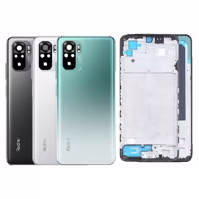 Galinis dangtelis suderinamas su Xiaomi Redmi Note 10S / Šešėlio juodas / (su kameros lęšiu) / HQ