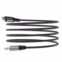 Audio adapteris Dudao (L11 Pro)  iš "lightning" į 3,5mm pilkas