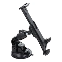 Automobilio laikiklis priekinio stiklo / prietaisų skydelio / galvos atramos (planšetėms 7" - 10") juodas
