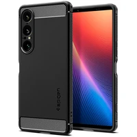 Spigen Rugged Armor Dėklas telefonui Sony Xperia 1 VII - matinis juodas
